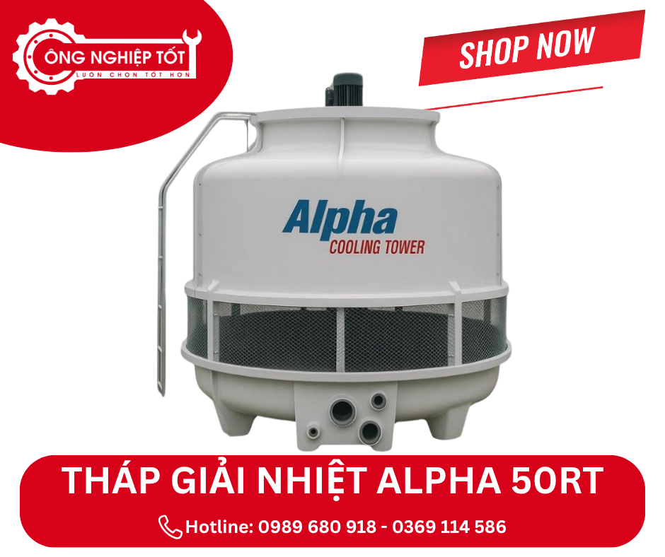 Địa chỉ mua tháp giải nhiệt Alpha 50RT chính hãng, giá tốt